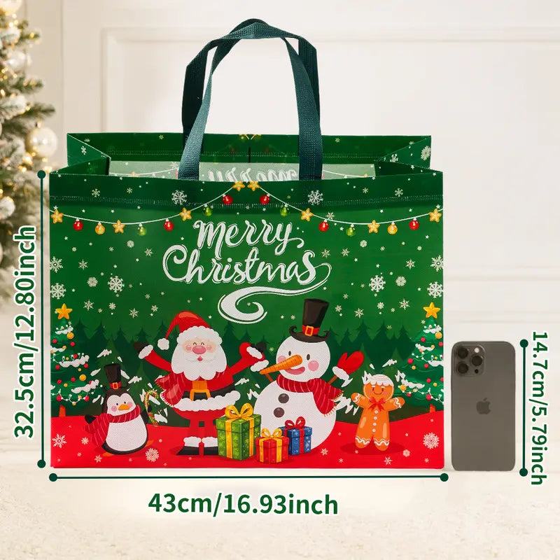 20PCS Christmas Gift Bags with Handles, Assorted Sizes
