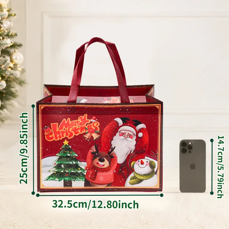 20PCS Christmas Gift Bags with Handles, Assorted Sizes